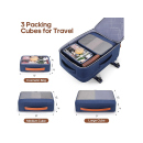 Gepäck- Set 5-tlg.Trolley Hartschale & Rucksack, Kulturbeutel & Schuhbeutel; UVP: 129,99 Euro