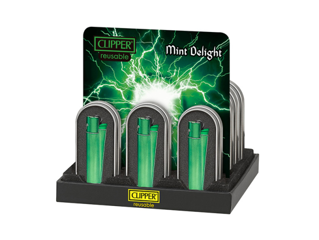 Clipper Metal Large MINT DELIGHT, 12er Display