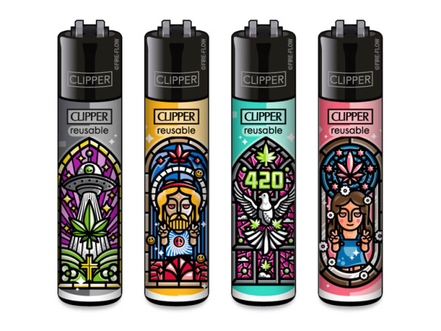Clipper Large CHURCH WINDOWS, 48er Display