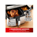 Dual Easy Fry & Grill 8,3 L Edelstahl Heißluftfritteuse EY905D, UVP: 359,99 Euro