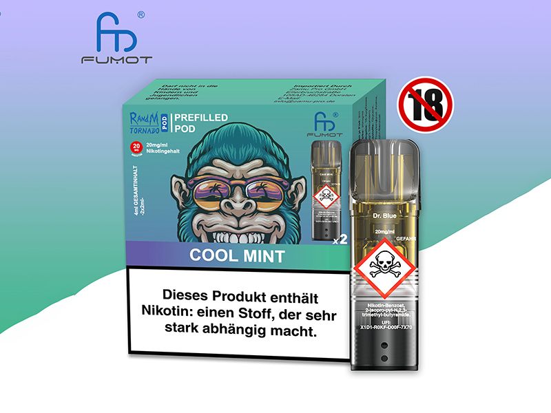 elfbar elfa master akku RandM Tornado Vape 600 - Rainbow Candy Nikotin 20mg main image 0