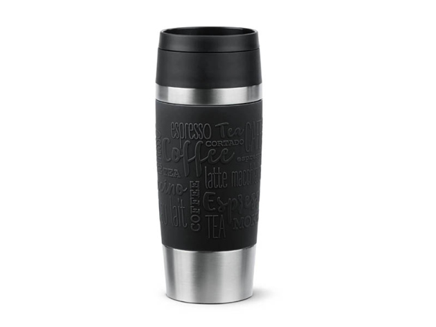 emsa Isolierbecher "Travel Mug" 0,36L - schwarz, UVP: 34,99 Euro