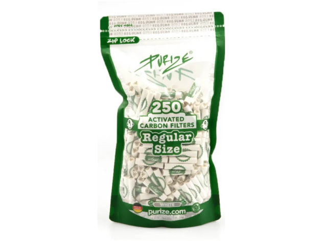 PURIZE Colour Mix, pack of 33, Xtra Slim Size 5.9mm, activated carbon filter