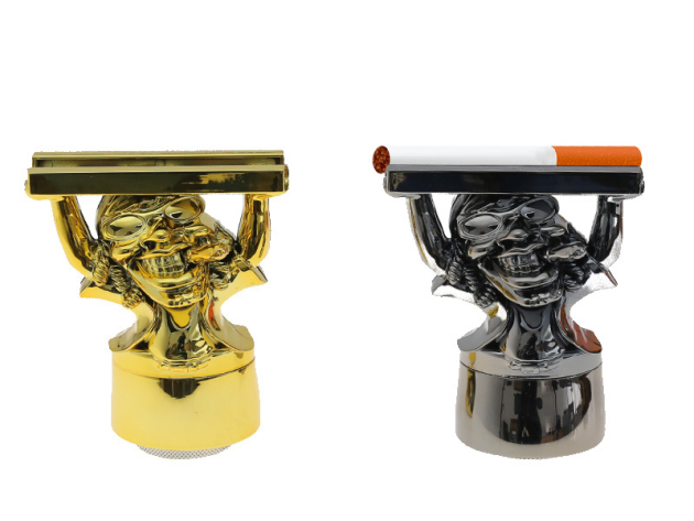 Grinder "Jamaica", 4-tlg, gold o. anthrazit, 2-fach sortiert; Ø 38 mm; Höhe 12 cm; einzeln