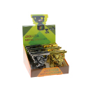 Grinder "Jamaica", 4-tlg, gold o. anthrazit, 2-fach sortiert; Ø 38 mm; Höhe 12 cm; einzeln