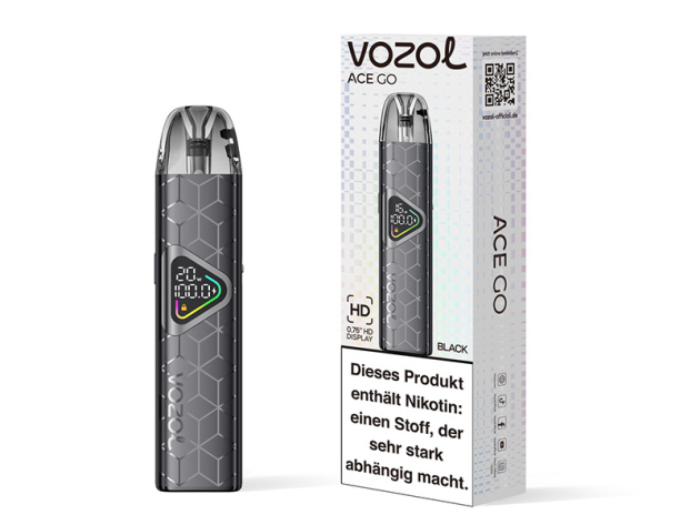 Vozol Ace Go - Pod Kit - 1300 mAh - black