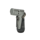 Zigarrenfeuerzeug "Eurojet" silberfarben matt, Jet-Flame, mit Bohrer und Dorn