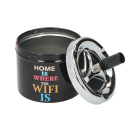 Drehaschenbecher "Wifi" Ø 9,5 cm, H: 8 cm