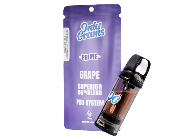 Only Grams - H2 Superior - Grape (Weintrauben) - 96% H2 - 2ml - Pod