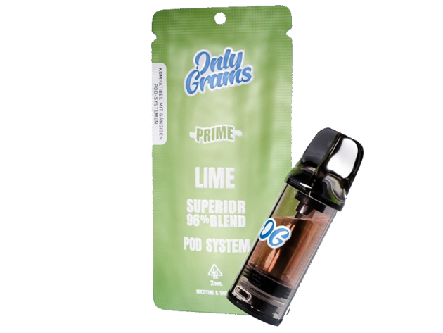 Only Grams - H2 Superior - Lime (Zitrus) - 96% H2 - 2ml - Pod