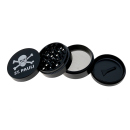 Grinder "St. Pauli" Metal, 4-tlg.; Ø 5,7 cm; black- Exklusiv