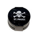 Grinder "St. Pauli" Hempf, Kunststoff, 2-tlg.; Ø 5,5 cm; black- Exklusiv
