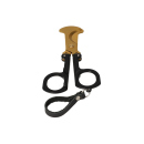 Zigarrenschere-Schlüsselanhänger, Metall schwarz