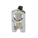 Zigarrenschere-Schlüsselanhänger, Metall silberfarben