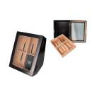 Gastrohumidor, schwarz matt, ca.39x30x30cm, abschließbar