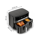 TEFAL XXL Dual Easy Fry, Heißluftfritteuse, EY942H, UVP: 369,00 Euro