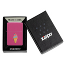 Zippo Feuerzeug - erhabene Emblem Foodie Eiscreme