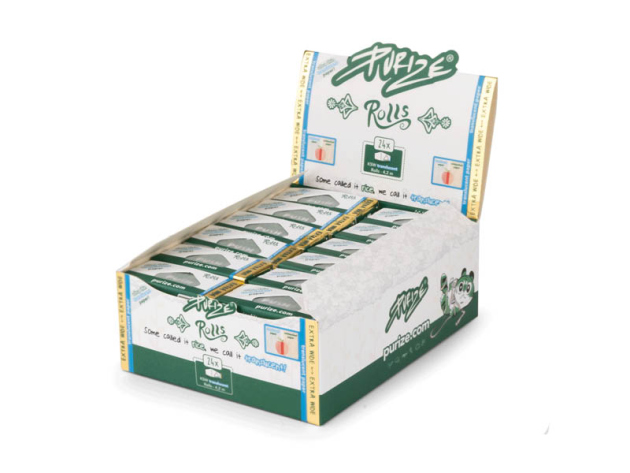 PURIZE Colour Mix, pack of 33, Xtra Slim Size 5.9mm, activated carbon filter