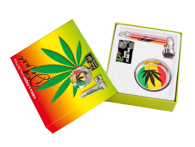 Pfeifen-Set "Chill & Enjoy" Collection Deluxe 3in1