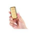 Sturmfeuerzeuge "Goldbar" Jet-Flame Metall, 12er Display