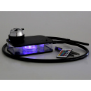 Hookah "Shisha Mini To Go" schwarz; Multicolor LED; 1 Schlauch, 22 x 15,5 x 5,5 cm