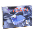 Hookah "Shisha Mini To Go" schwarz; Multicolor LED; 1 Schlauch, 22 x 15,5 x 5,5 cm