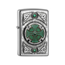 Zippo Feuerzeug - Celtic Green Cross
