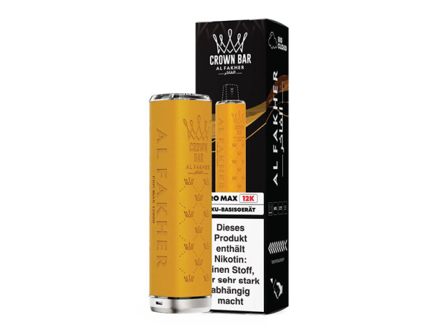 Al Fakher 12K PRO MAX Akku - Yellow (Gelb) - 900 mAh