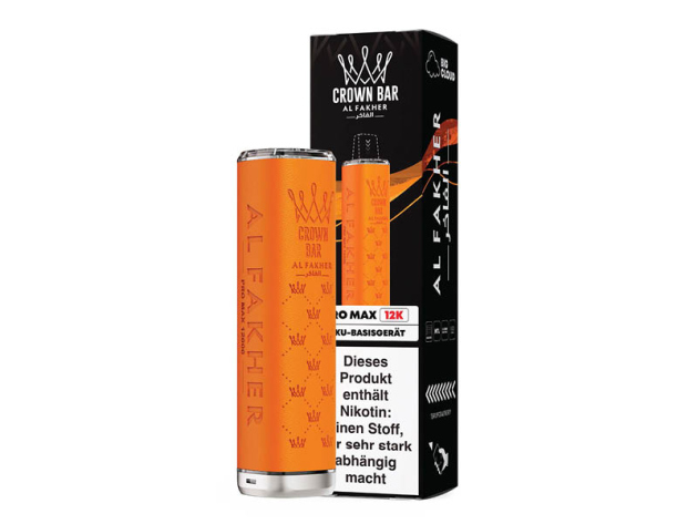 Al Fakher 12K PRO MAX Akku - Orange (Orange) - 900 mAh