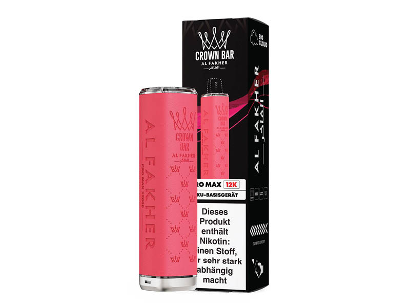 Al Fakher 12K PRO MAX Akku - Pink (Pink) - 900 mAh