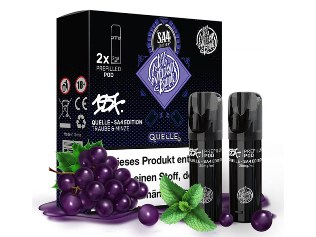 187 Strassenbande - Pod (2er Set) - Quelle - SA4 Edition (Traube, Minze) - 20mg - ca. 600 Züge