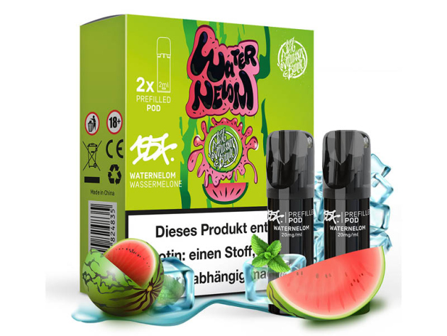 187 Strassenbande - Pod (2er Set) - Waternelom (Wassermelone) - 20mg - ca. 600 Züge