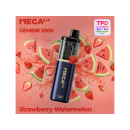 Mega Bar - GEMENI 2000 - Pods - Strawberry Watermelon (Erdbeere, Wassermelone) - mit Nikotin - 2er Set
