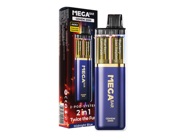 Mega Bar - GEMENI 2000 - Basisgerät - Midnight Blue (dunkel blau) - 2 Pod-System