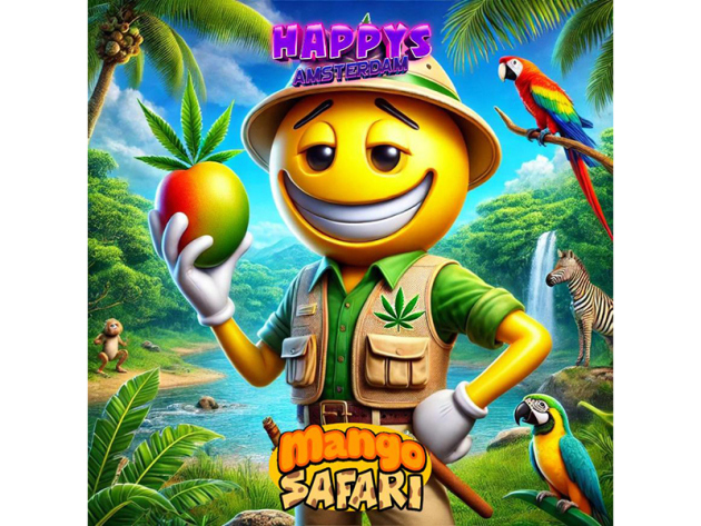 Happy's Amsterdam TAC Vape 1000mg - Mango Safari