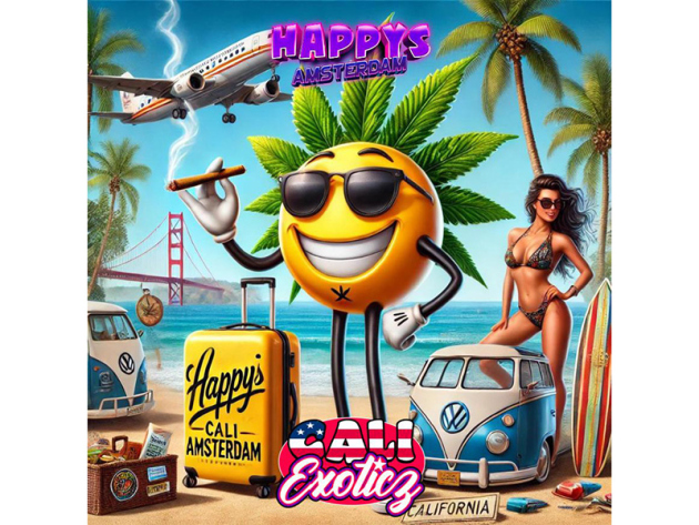 Happy's Amsterdam TAC Vape 1000mg - Cali Exoticz