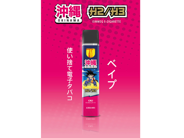 OKINAWA "Cali" - H3 Superior Blend Vape - 96 % - 800 Züge- 1ml