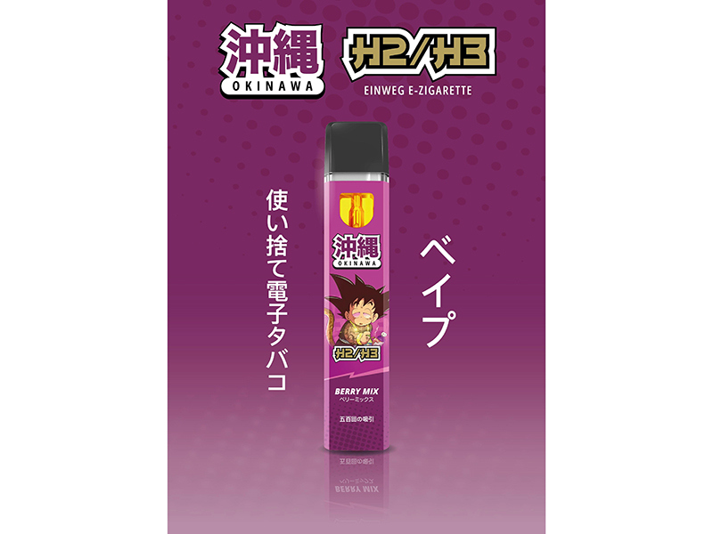 OKINAWA "Berry Mix" - H3 Superior Blend Vape - 96 % - 800 Zge- 1ml