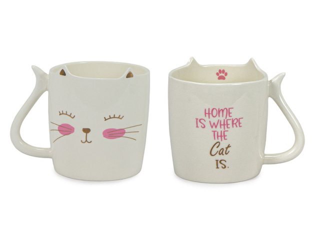 Becher aus Keramik "MijomaHOME is"; 350ml