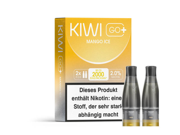 KIWI GO+ Pod - Mango Ice (Mango Eis) - 20mg - 2er Set