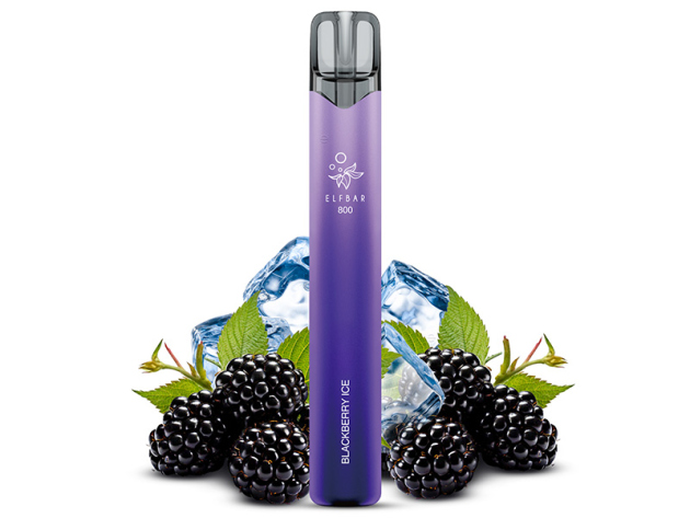 ELFBAR 800 - Blackberry Ice  (Brombeere, Eis) - 0 mg - 800 Züge