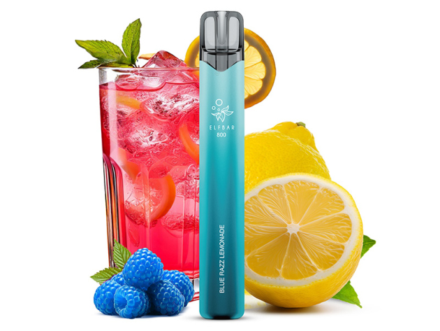 ELFBAR 800 - Blue Razz Lemonade  (Blaue Himbeerlimonade) - 0 mg - 800 Züge