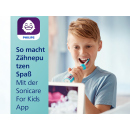 Philips Sonicare for Kids; elektr. Schallazahnbürste mit App; türkis - Modell HX6322/04; UVP: 59,99 Euro