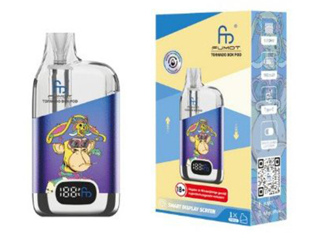 RandM Tornado - BOX POD 12000;  Blue Purple