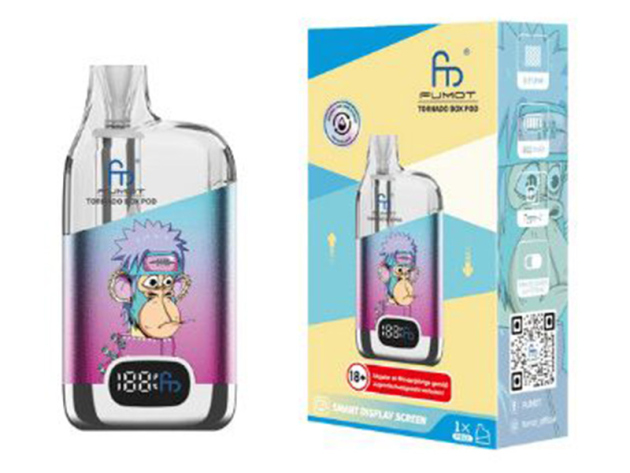 RandM Tornado - BOX POD 12000;  Blue Pink