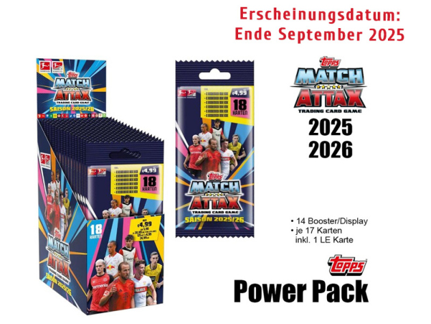 Match Attax Bundesliga 2025/2026 - Power Pack