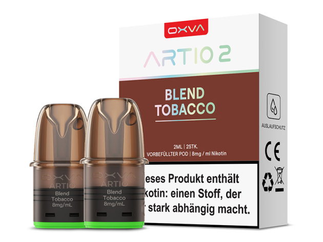 OXVA Artio 2 - 2er Set - 8mg - 2ml - Blend Tobacco