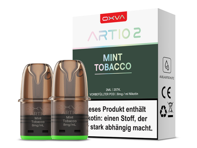 OXVA Artio 2 - 2er Set- 8mg - 2ml - Mint Tobacco