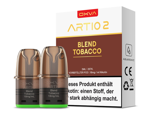 OXVA Artio 2 - 2er Set - 18mg - 2ml - Blend Tobacco