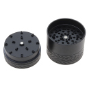 Grinder "Schwarz", Metall; 5-tlg.;  Ø 60 mm; Höhe 6,4 cm